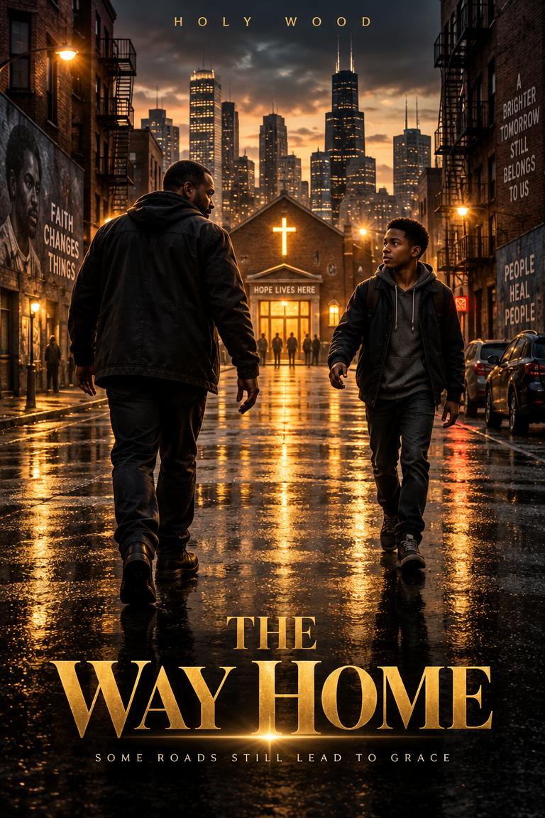 The Way Home, a fictional Black-led faith film poster