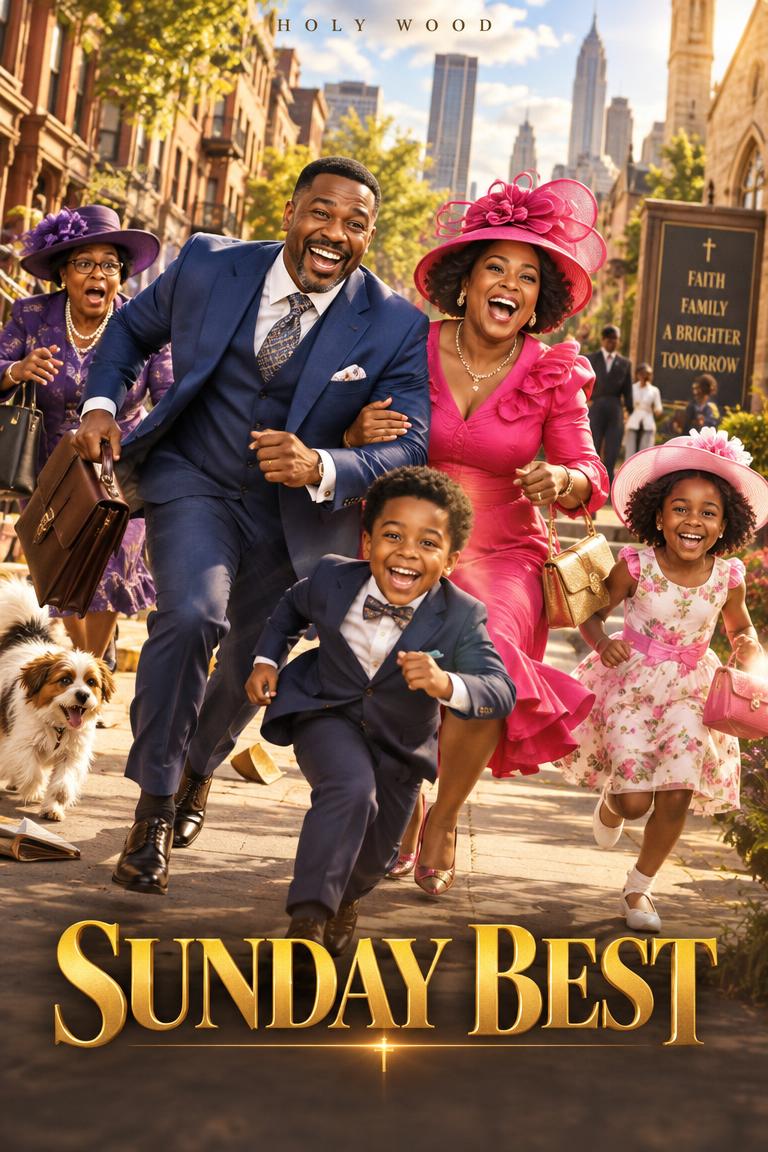 Sunday Best, a fictional Black-led faith film poster